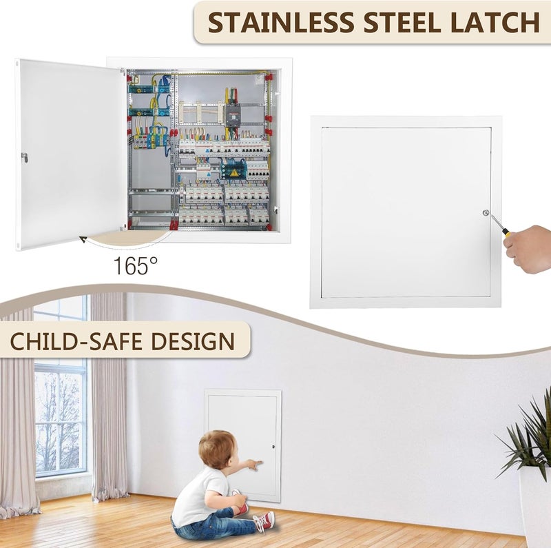 Fancat Thicken 1mm 24 x 24 Access Panel for Drywall,Attic Door, Ceiling Access Panel for Drywall,24x24Metal Access Panels are Thickened to 1mm to Solve The Problem of Fragile Panels(Screwdriver Latch) - Image 5